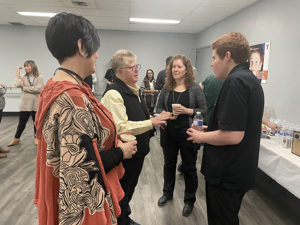 Yesterday, we were proud to welcome <a href="/ProjectSEARCHHQ/">Project SEARCH</a> Founder <a href="/erinriehle/">erin riehle</a> to the #HamiltonDowntownFamilyY to celebrate the success of our <a href="/HWDSB/">HWDSB</a> #ProjectSearch partnership. Our #YMCA community has been enriched by the students and staff who are now part of the fabric of our Y.