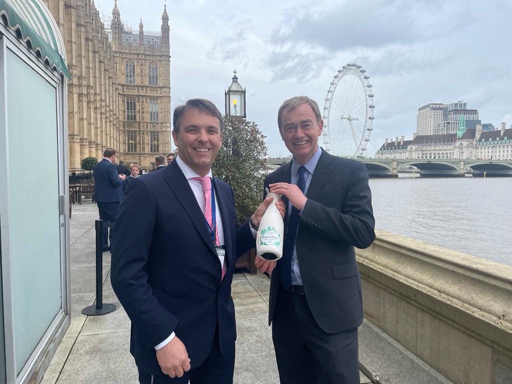 Great to welcome Richard Dancy from Croppers Paper Mill from Burneside to Parliament this week to celebrate their fantastic achievement in being nominated for the Paper Industry Gold Awards for Sustainable Innovation.