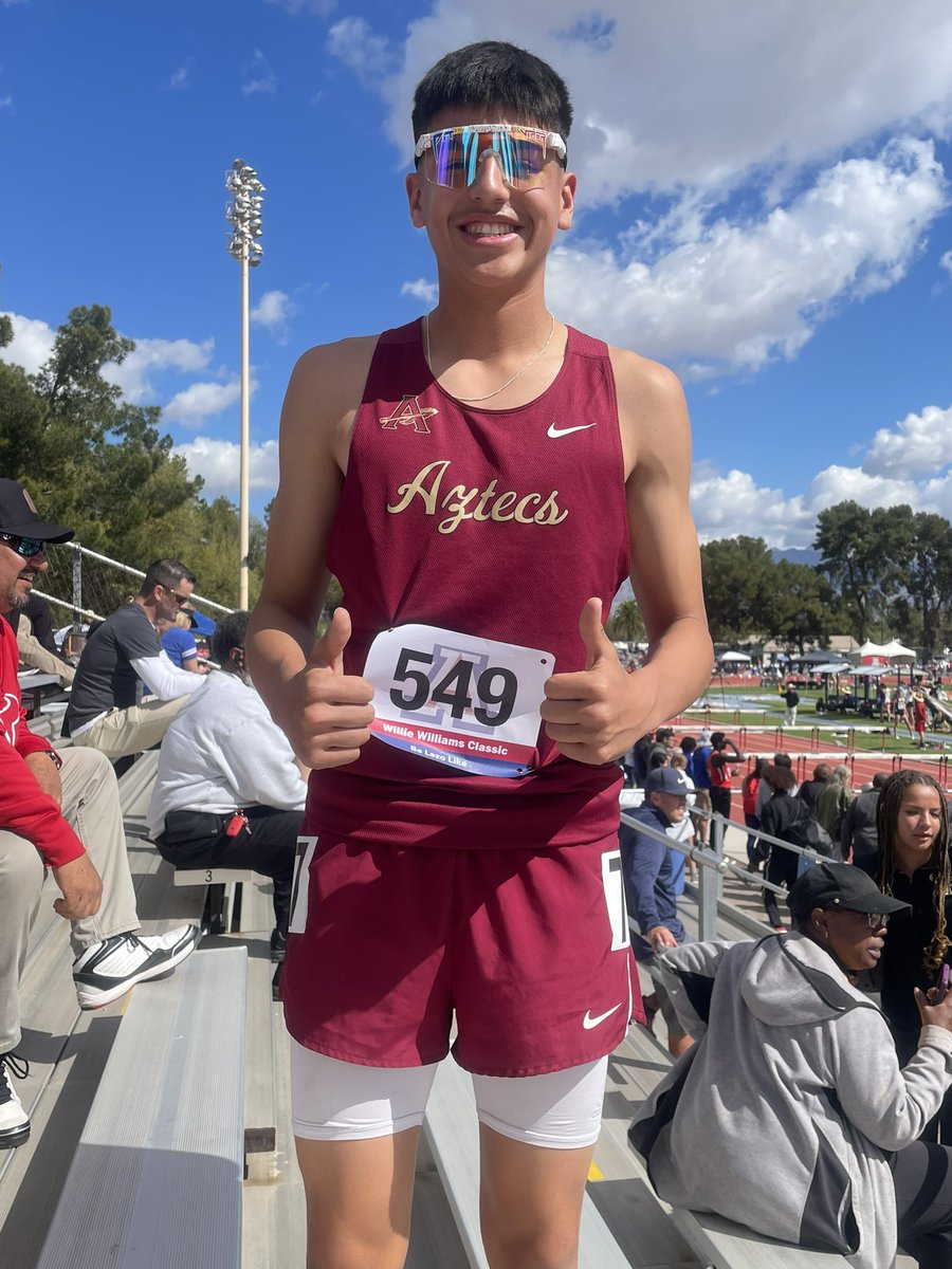 Adrian Macias kicking off the Willie Williams meet for the Aztecs with a huge pr and qualifying for finals tomorrow In the 110 hurdles! <a href="/Adrian_M1481/">Adrian Macias</a> <a href="/SarinanaEDHS/">Jacob Sarinana</a> <a href="/Coach1Martinez/">Frank Martinez</a> <a href="/Coach1Martinez/">Frank Martinez</a> <a href="/EDAztecs_HS/">Patricia Pedroza</a> <a href="/CoachRamirez__/">Dominique Ramirez</a> <a href="/CoachGabaldon/">Norbert Gabaldon</a>