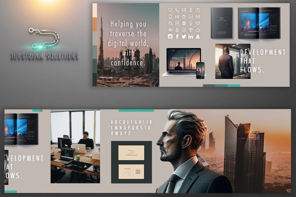 Identity of the brand should be easily associated with the service or product they offer.
This is DevStream. 
#everybodylovesorangejuice
