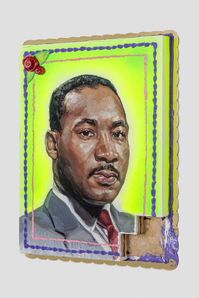 _WhiteCube's tweet photo. ‘Introductions: #PatrickMartinez’ is on view at #WhiteCube Online.
In 'Happy Birthday Martin Luther King Jr.' (2023), Patrick celebrates the iconic individual in the same way those in his local community celebrate their own family.
Explore online: https://t.co/6smQWoG1s7 https://t.co/rJ8WMZ6OkD