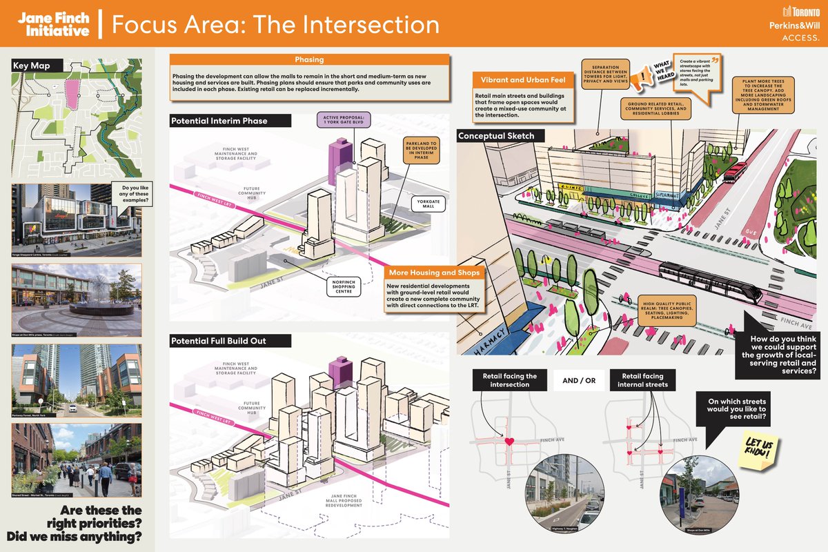 CityPlanTO's tweet photo. A reminder to join us in person at our open house tomorrow at the  Jane Finch Mall: Sat., Mar 25, 2-5 p.m. or at our online public meeting: Tuesday, Mar 28, 6-8 p.m. You can also view the plans and comment online. https://t.co/VVuE1iEh14 Details found at https://t.co/EPOOaw2tZu. https://t.co/KBtwHdh7ze