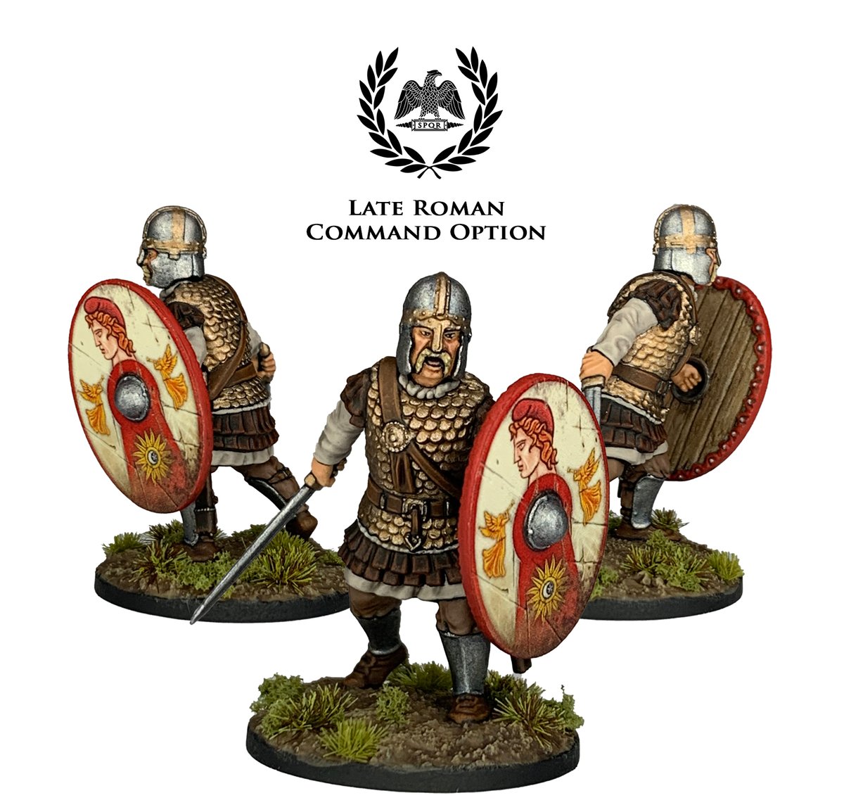 AtVictrix's tweet image. Late Roman Armoured Infantry: Now Available to Pre-order!

This incredibly versatile set comes with 3 different sprues, allowing you to make Late Romans of the 4th to 6th Century, Goth/Germanic warriors, Arthurians and Early Byzantines.

victrixlimited.com/collections/la…