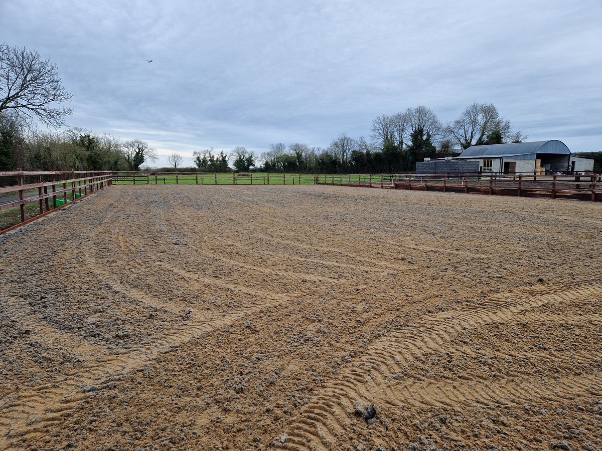 pcarey1980's tweet photo. Mixing fibre into a sand arena this week https://t.co/VtIk6wLx3c