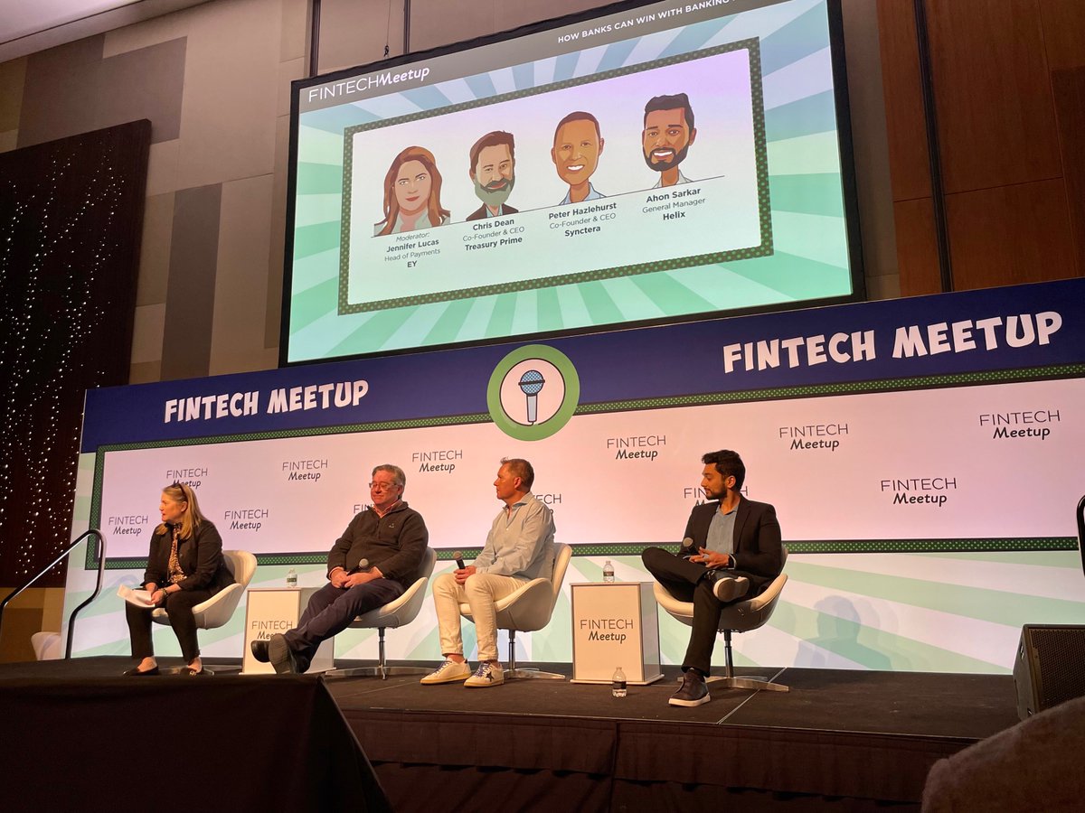 helixbyq2's tweet photo. We had a great time meeting everyone this week at @FintechMeetup! 🤓
Let's continue the conversation, schedule time with one of our #EmbeddedFinance experts today ➡️ https://t.co/SaSzqXbbhd
#FintechMeetup #MakeFinanceHuman https://t.co/5gSKTP2e1v