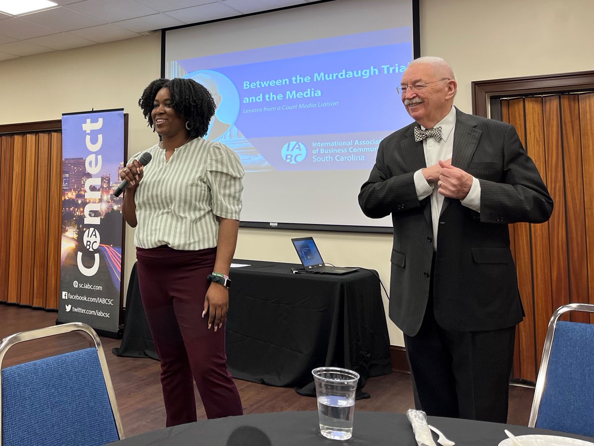 We enjoyed having court media liaison, attorney, and former USC professor Jay Bender speak with us about his experience with the Murdaugh trial! #MurdaughTrial #Communications #PR #Media