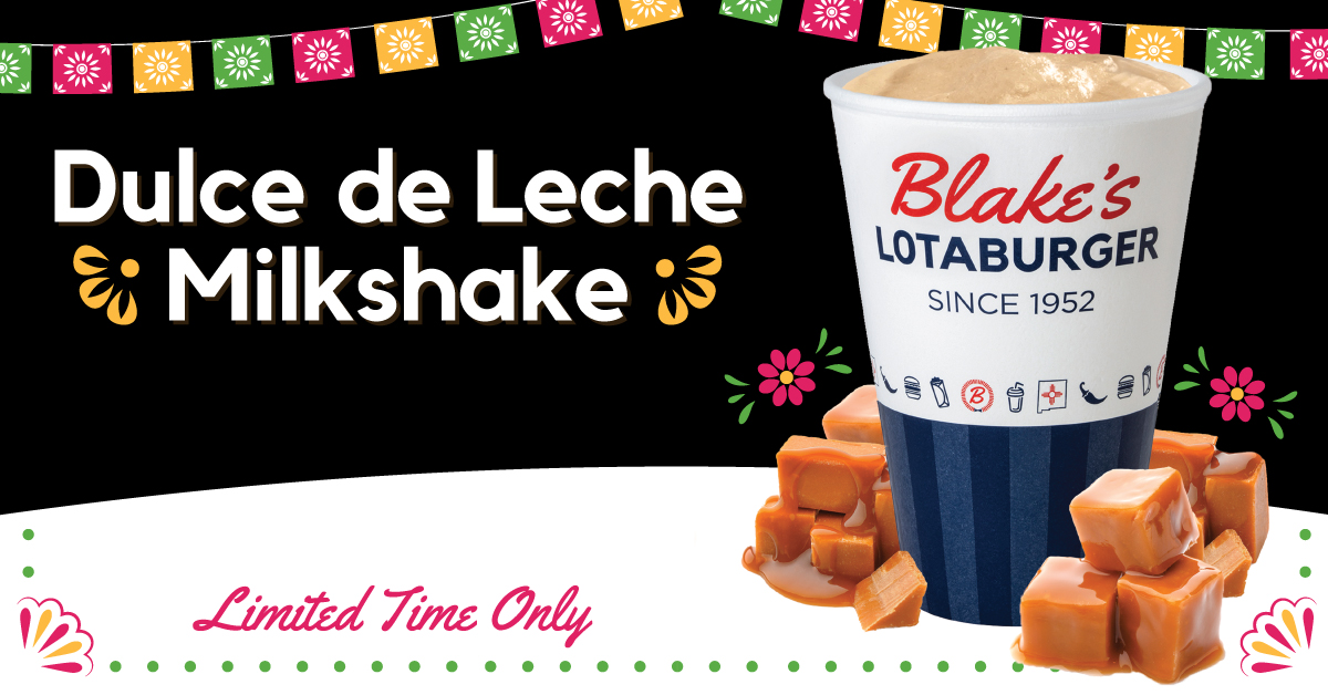 REALBlakesLota's tweet photo. Have you tried our new Dulce de Leche Milkshake? What are you waiting for it's only available for a limited time!
.
.
.
#blakeslotaburger #newmexicotradition #dulcedeleche #milkshake #shake #lotaburger #newmexicotrue #nmtrue #nmtradition #dulcedelecheshake #dessert #caramel https://t.co/TZmIwjCyld
