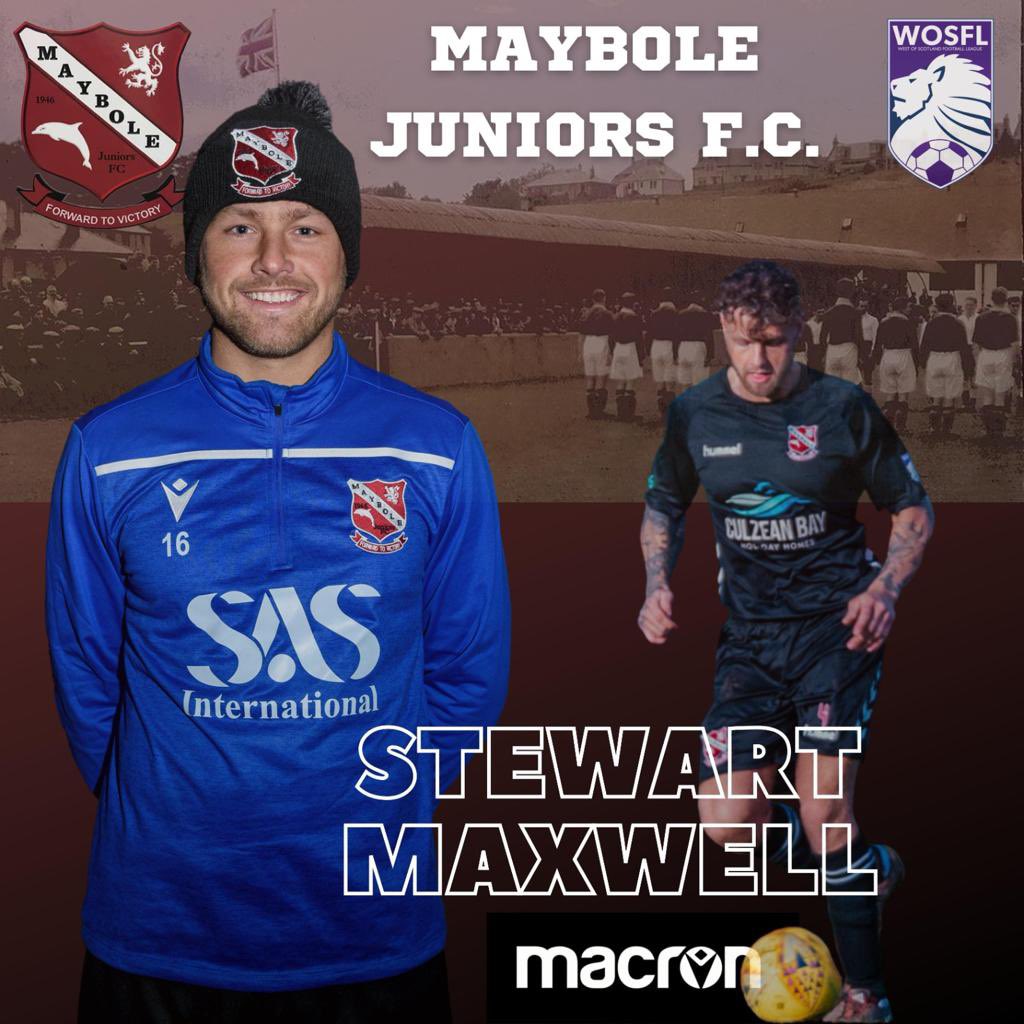 maybolejnrsfc's tweet photo. We are pleased to announce that Stewart Maxwell has signed a new contract for 2023 /24 season #monthebole https://t.co/aP4x6bfgVk