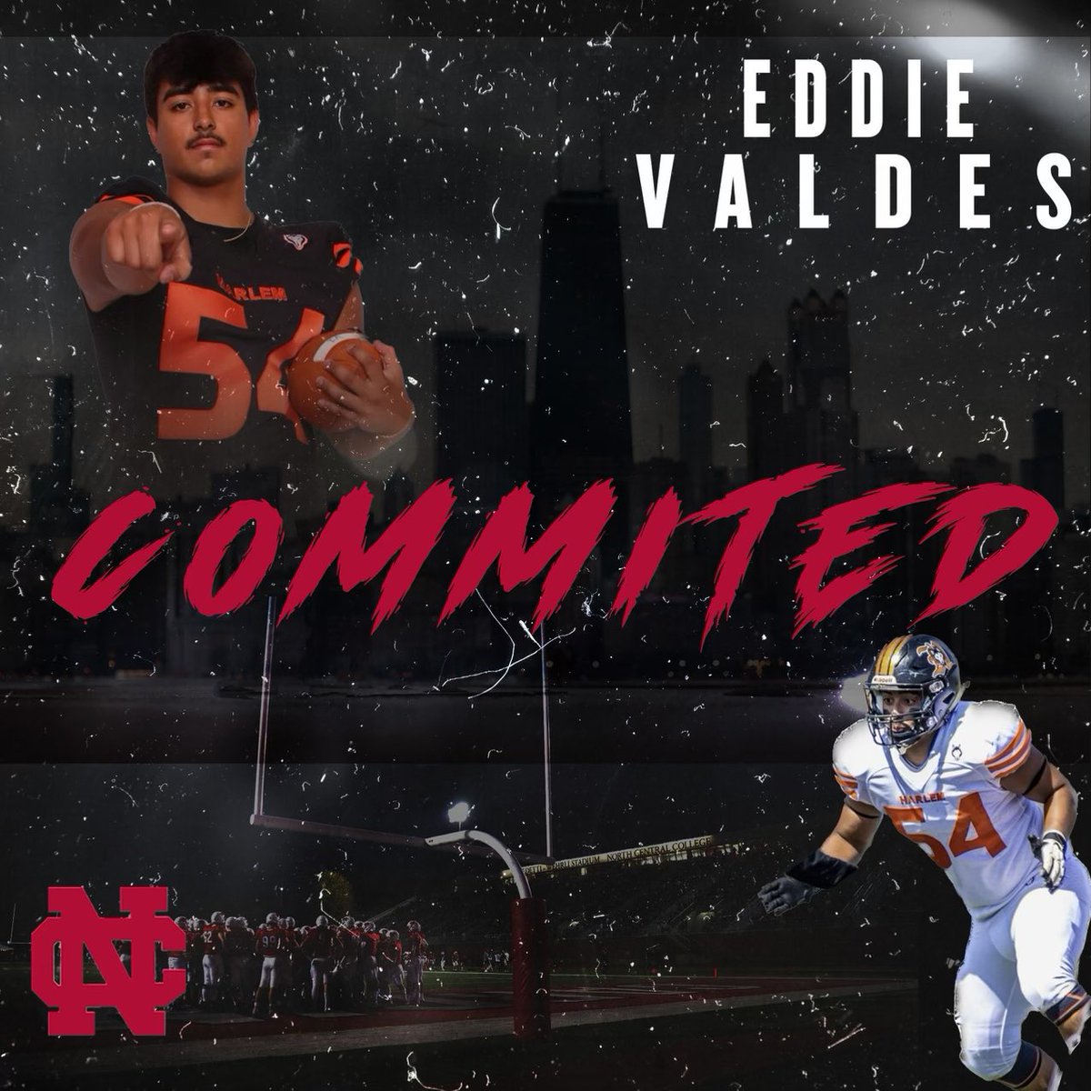 EddieValdes_24's tweet photo. 100% COMMITTED!!❤️🖤 Go Cards!! 
@football_ncc @NCC_Athletics @coachlew13 @HarlemHuskiesAD @harlem_huskie @HarlemBoysBB @coachdubose72 @CoachFehrle @PrepRedzoneIL @EDGYTIM @CoachBigPete https://t.co/FZaqAua6GK