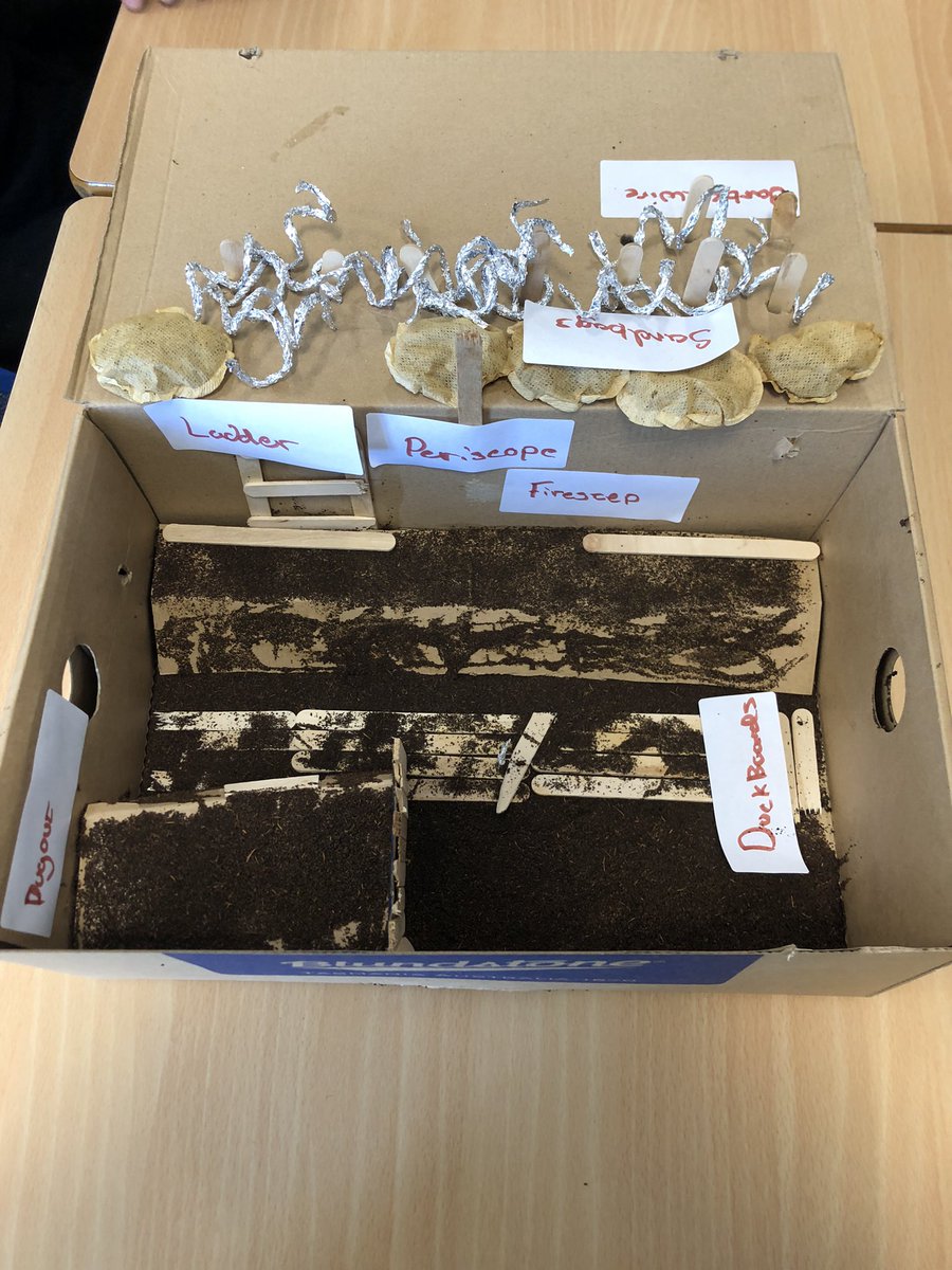 Our shoebox trenches - well done everyone 🌟 <a href="/HHAwardScot/">HeritageHeroAwards</a>
