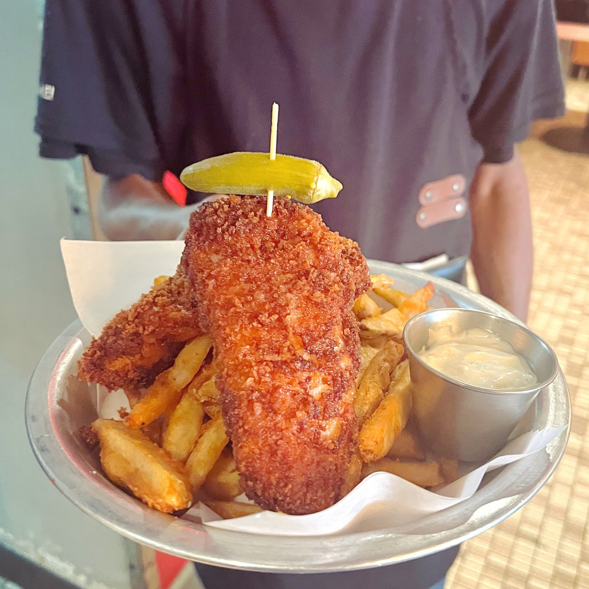 We are doing our favorite special: fish &amp; chips! #comegetsome