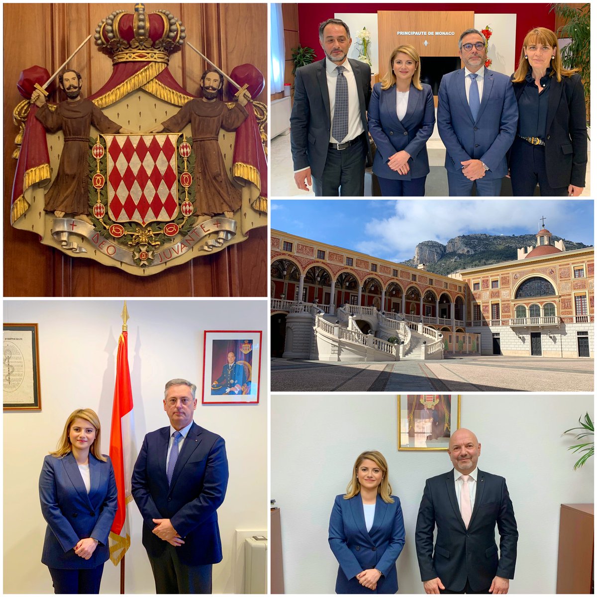 tripodimaria's tweet photo. 📍Principato di Monaco 🇲🇨. Proficua e costruttiva giornata di incontri con le Autorità Governative. Al Centro dell’agenda i principali temi bilaterali e l’@Expo2030Roma. Eccellenti le nostre relazioni. Lavoreremo ancora per implementarle! 

@ItalyMFA 
@Grimaldi_Forum https://t.co/kHJlpHO653
