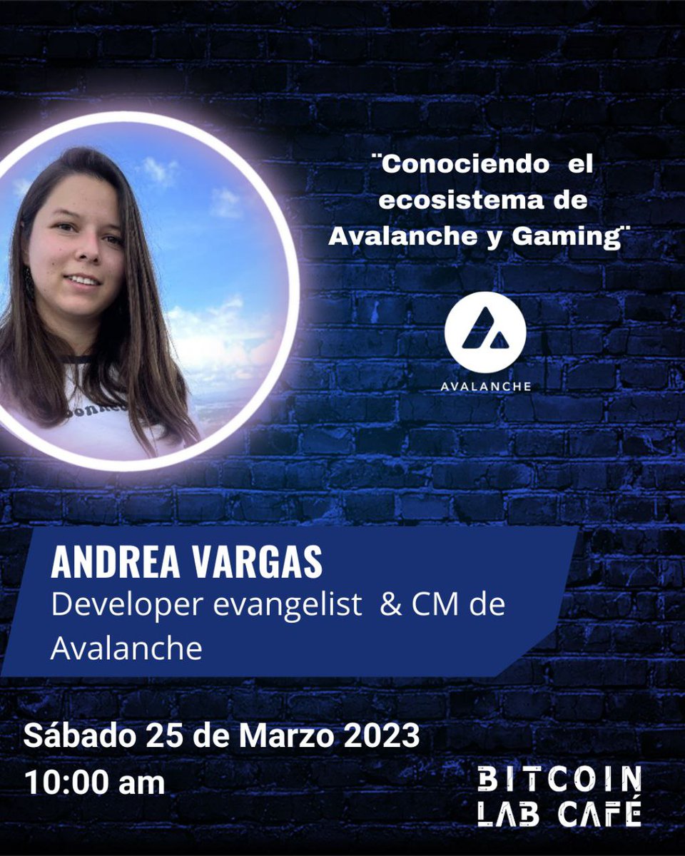 ¿Ya están listos para mañana? 👀
Acompáñenos a conocer más sobre #Avalanche #gaming  👾🎮🕹 junto a <a href="/Andyvargtz/">andrea🔺</a>  y un invitado especial del ecosistema @BlockpayMX  <a href="/avalanche_esp/">Avalanche (AVAX) Español 🔺</a> 

Habrá una interesante sorpresa 🥳