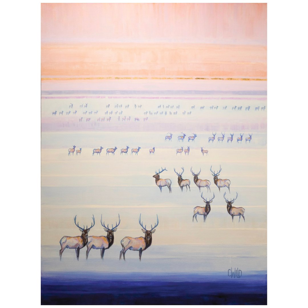 ArtCloud's tweet photo. We're still defrosting... these fun paintings are helping us exit winter hibernation. #ArtCloudCustomer Gallery Wild's Carrie Wild 🦬🌸🐃⁠
⁠
See their #ArtCloudMade website.

https://t.co/7eH5gJupjp https://t.co/61osxFJWMN
