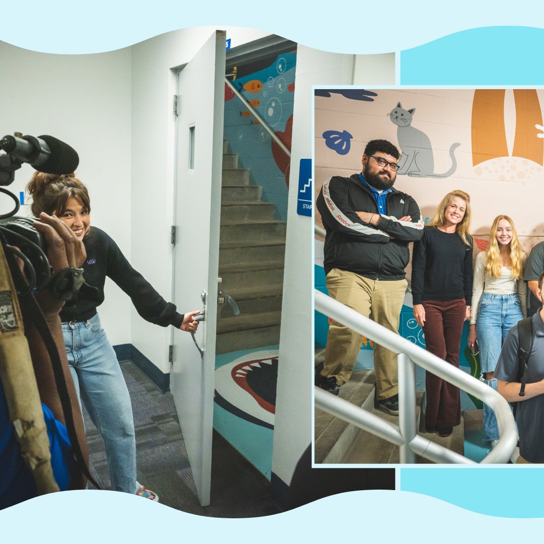 TAMUCCLibrary's tweet photo. The Library mural made the news! Check out the video and article here: https://t.co/LT13YNguEj
Thank you everyone who came to the grand unveiling of the #TAMUCCLibraryMural and to the stellar TAMU-CC Graphic Design club who made it possible! π¦
πΈ: #TAMUCC MARCOM https://t.co/L9C1YhUpaK