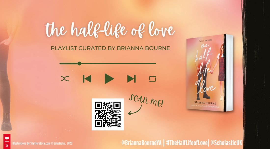 Scholastic UK (@scholasticuk) on Twitter photo Listen to The Half-Life of Love playlist, curated by <a href="/BriannaBourneYA/">Brianna Bourne π©°πΈπ</a> herself ππ΅
Scan the QR code below to listen! #Playlist #thehalflifeoflove Listen to The Half-Life of Love playlist, curated by <a href="/BriannaBourneYA/">Brianna Bourne π©°πΈπ</a> herself ππ΅
Scan the QR code below to listen! #Playlist #thehalflifeoflove