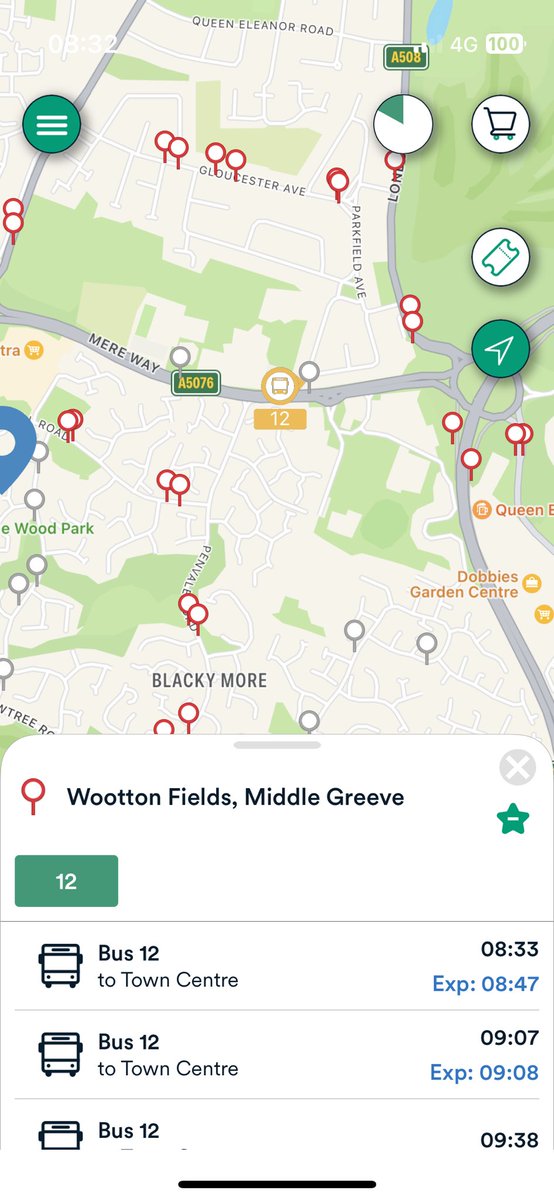 Trisha_AM's tweet photo. @StagecoachMids No it didn’t, the app clearly showed the bus turning before mereway tesco and carrying on along the a45 to the brackmills junction by Barclays https://t.co/ZVyFcwwuQB