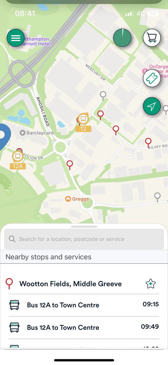 Trisha_AM's tweet photo. @StagecoachMids No it didn’t, the app clearly showed the bus turning before mereway tesco and carrying on along the a45 to the brackmills junction by Barclays https://t.co/ZVyFcwwuQB