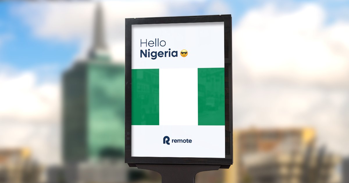 remote's tweet image. Say hello to Remote Nigeria! 🎉

Through our fully owned local entity we can now help you employ and pay your Nigerian team 🙌 

Get started in just a few steps 👇 

bit.ly/3z6GrwS