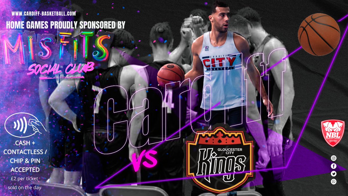 ⚠️MARCH MADNESS CONTINUES - DOUBLE HEADER⚠️

💥Cardiff City Vs. Bognor - Sat 25 @ House of Sport - 17:30 tip💥

💥Cardiff City Vs. Gloucester - Sat 26 @ Cardiff West High School - 13:30 tip💥

🎟️ £2