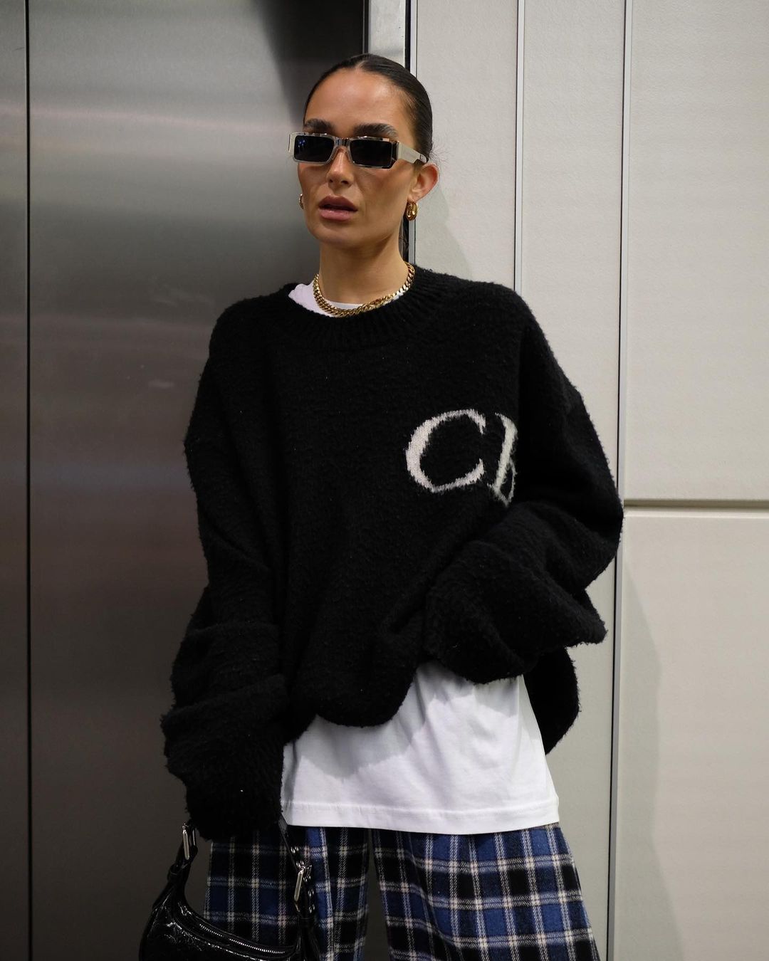 COLE BUXTON - CB Logo Knit Sweater | HBX - Globally Curated