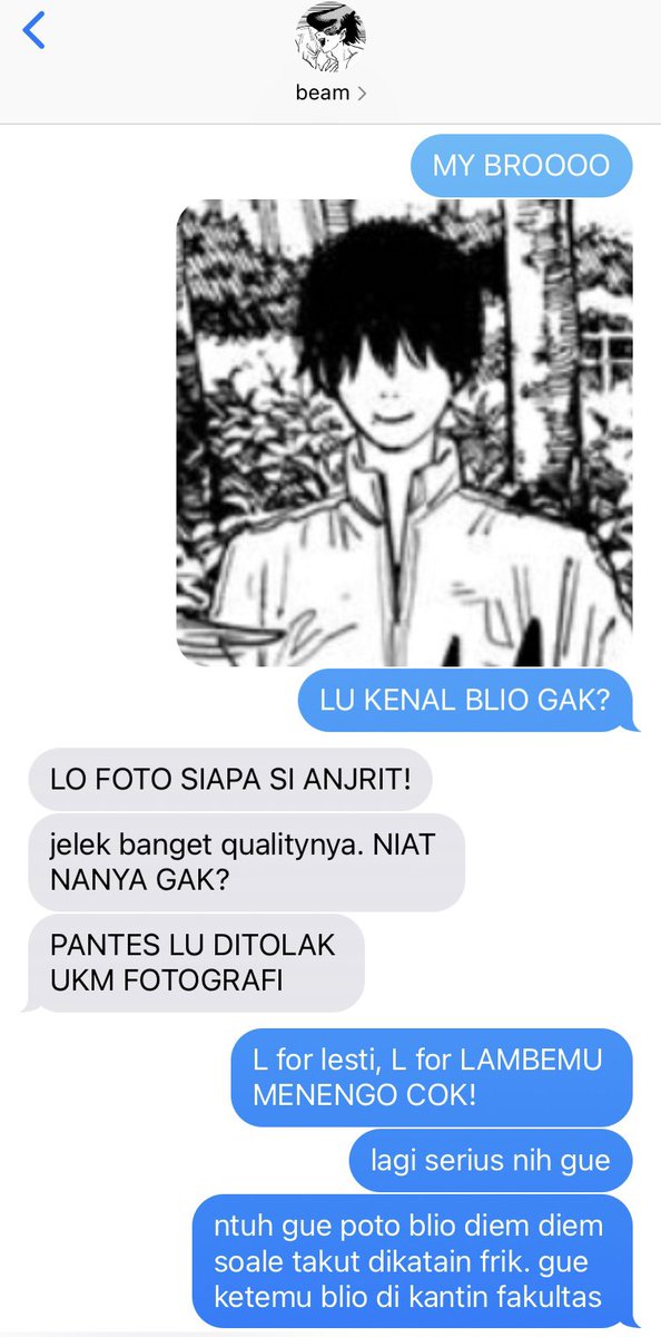 nibjimura's tweet photo. #yoshiden one tweet / prompt tweet au

ya gimana ya. kalo kata maudy ayunda sih suruh tahu diri den https://t.co/DGzUQxfPHT