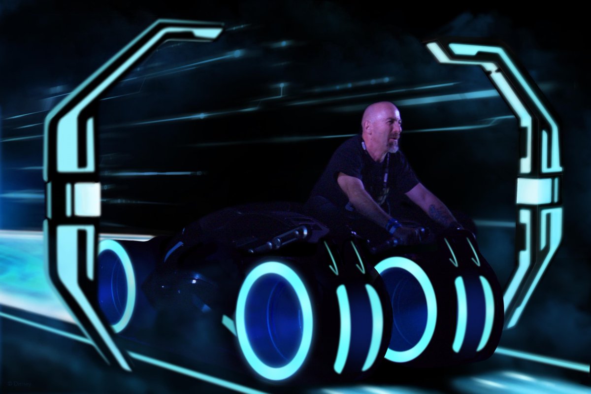 Waterborn_Prod's tweet photo. Thanks @DisneyD23 for the awesome TRON Light Cycle Run preview last week! Looking forward to the GO on April 4th! https://t.co/Xqnmiys9VV