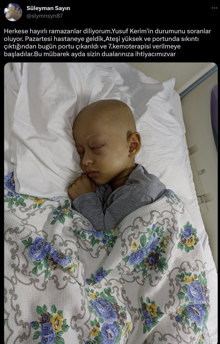 IskenceReport's tweet photo. Yedinci kez kemoterapisi verilmeye başlnan Yusuf Kerim hala annesine kavuşmayı bekliyor! @Cemrebirand1 

YusufKerim AnnesiniBekliyor
Marmara Üniversitesi https://t.co/lJLaIcVMLL