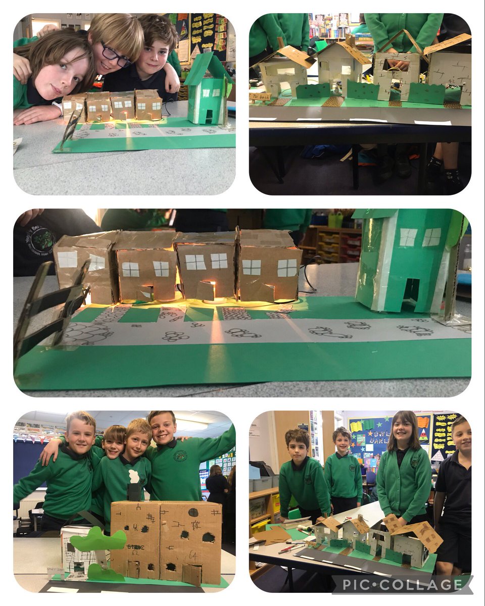 yberllandeg's tweet photo. Trydan ⚡️💡Dosbarth Macsen bl.5 wedi bod yn greadigol wrth greu stryd o dai gan ddefnyddio cylched drydanol. Yr 5 Macsen creating a street of houses with electical circuits. #wythnosstem https://t.co/SL7Ppf2Zw1