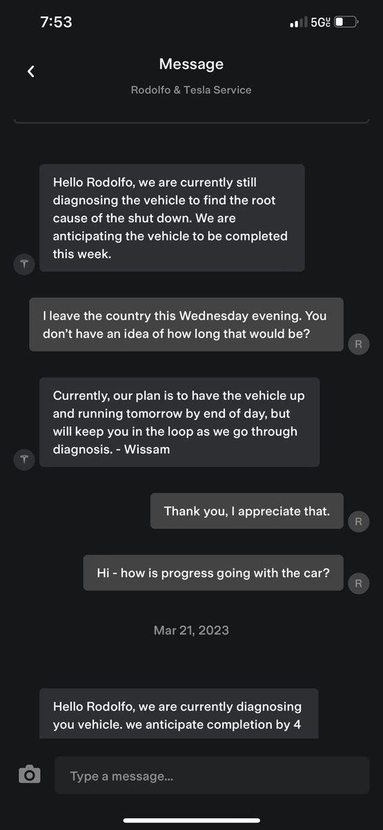 rodcoplin's tweet photo. 6 Days stranded in DC without a car #Tesla @elonmusk #Trash #BigMistakes https://t.co/HogbakItKf