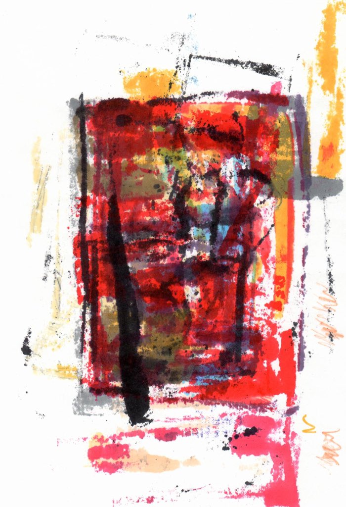 mr_wanter's tweet image. Week of abstract art. 
ME. 2018. Print, tracing paper, markers. 

#abstractarts #abstractpaint #abstractpainters #artoftwitter
#abstracture #abstractions #abstractcollection #visualart #kunst #markersdrawing #paintmarkers
#abstractmarkers #mrwanterart #mrwanter