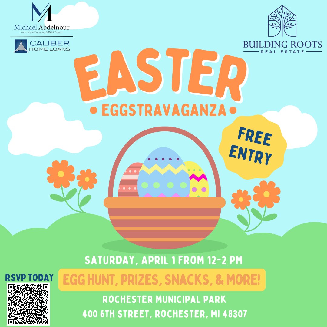 Join us for some Easter fun! Make sure to reserve your spot by March 30th 🐣🐰
#eastereggs #rochestermi #rochesterhills #downtownrochester #easteregghunt #easteregghunt2023 #easteregg #easterevent #easterfun #familyfun #familyevents #easterevents #kidsevents #oaklandcounty