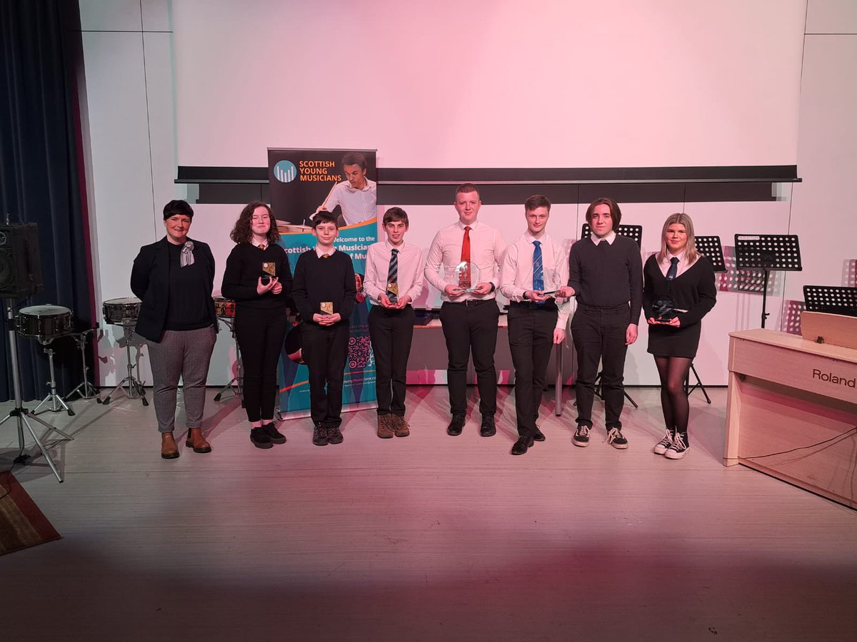 Last nights Young Musician competition was amazing.  Such a high standard of performers.  Congratulations to Andrew for winning the Junior section and Chris for winning the senior section.  Chris will go on to represent Angus at the <a href="/SYMusicians/">Scottish Young Musicians</a> final in Glasgow in May