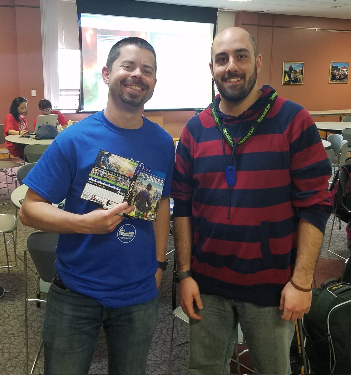 KevinPagano3's tweet photo. 6 years ago today, I got to hang out with @int0x80 and have him sign my @watchdogsgame at @bloom_con, time flies! Good luck to all participating in the con this weekend! https://t.co/bvPO8wdVL7