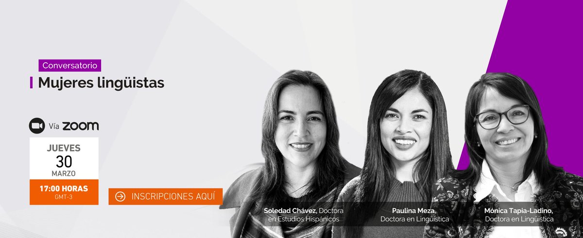 aledchile's tweet photo. La Facultad de Educación de la @UDLA_CL invita al Conversatorio: "Mujeres lingüistas" en el que participará nuestra representante ALED Chile @paulinamezag, junto a @LadinoTapia y Soledad Chávez.

Para participar, inscríbete aquí:

https://t.co/MchVJmn90b https://t.co/WygCv6oMOw