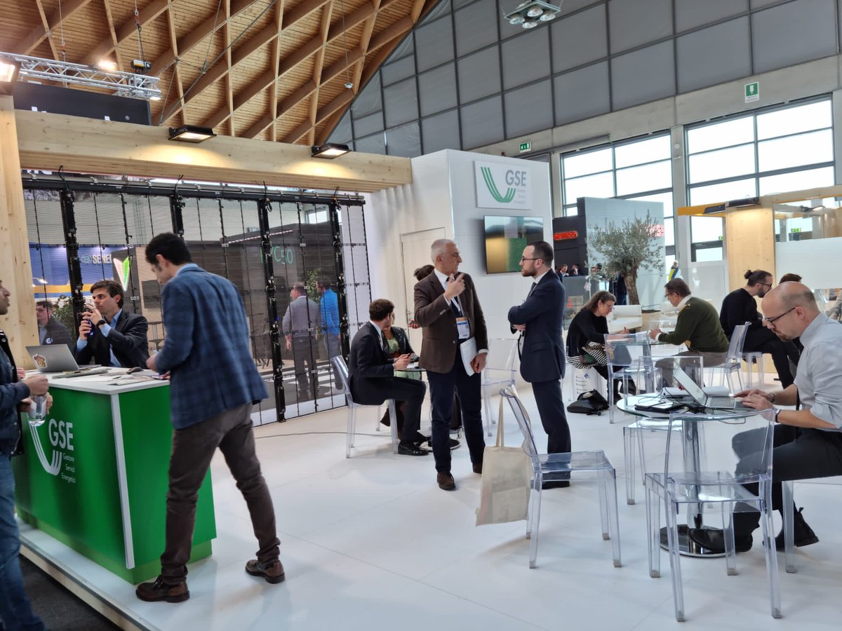 GSErinnovabili's tweet photo. Si è conclusa oggi l’esperienza #GSE a @KeyEnergyit. Ringraziamo gli oltre 500 partecipanti ai seminari tecnici e i numerosi visitatori del nostro stand #Sostenibilita #transizioneenergetica @IEGexpo https://t.co/W1950RCTUT