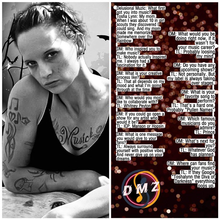 DelusionalMuzic's tweet photo. Congrats to @toshalynn_music on being this week’s Friday Feature and @MisfitShadowsNC on becoming our first ever #DMZFanFavorite who will be performing with us 4/22 at Gator Tails !
(Continued) https://t.co/ynJpxsneRY