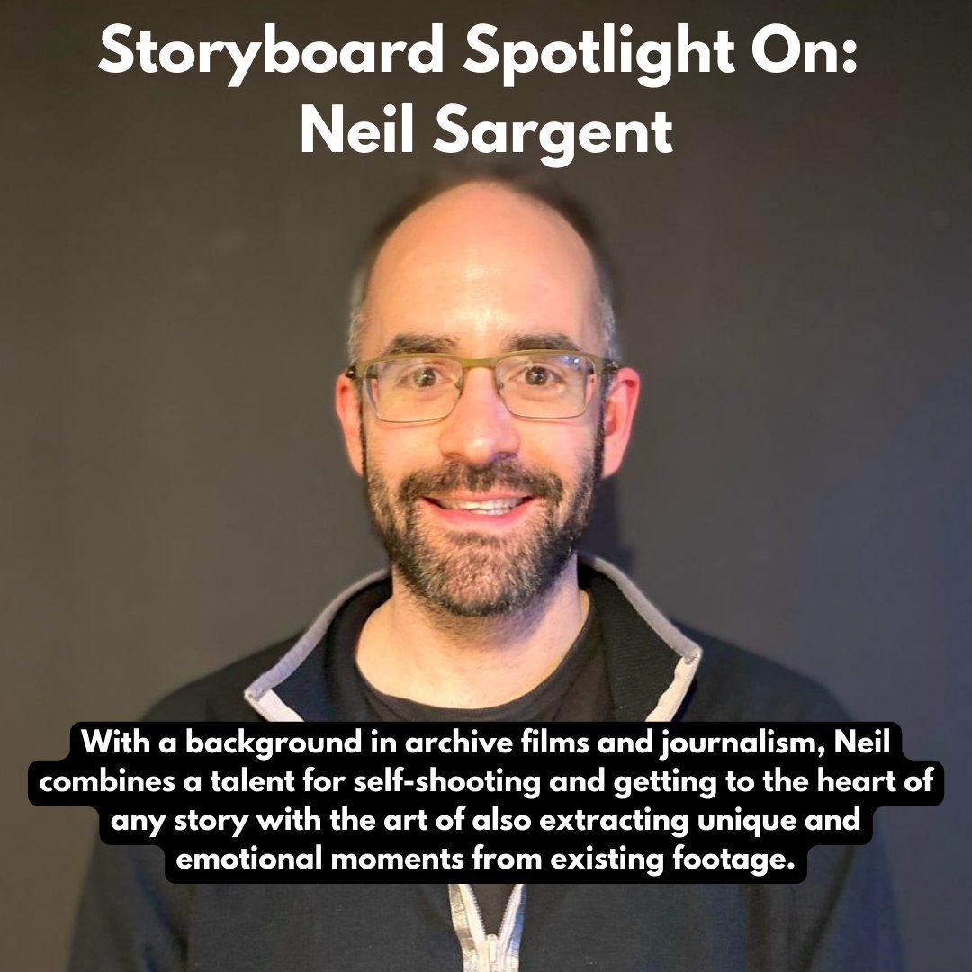 ⭐ Storyboard Spotlight On: Neil Sargent ⭐
Neil is working with us as Director on an exciting new documentary for the BBC. Away from work he can be found playing  for a 7-a-side game. The film he’s making with us right now will hit the back of the net. Watch this space!