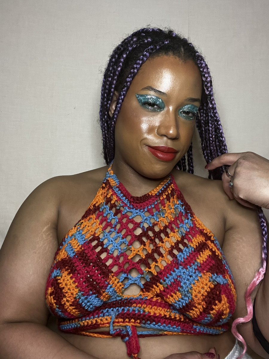 KalamityCrochet's tweet photo. NEW PRODUCT‼️
Hand Crocheted CupB Summer Fine Bikini Top😍
Only 1 available. Yarn is one of a kind.
https://t.co/qyIrop3XE3
#lovecrochet #crochethook #crochetlover #yarn #ilovecrochet #crochetaddicted #crochetersofinstagram #crochetlove #crochetaddiction #handmadewithlove #shop https://t.co/a88MV9f95I