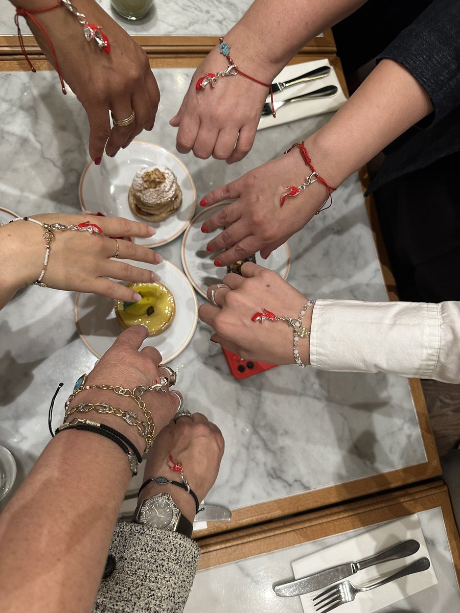 A wonderful table of <a href="/RedShoeMovement/">Red Shoe Movement</a> colleagues at Angelina Paris NYC on a monthly gathering of great minds! #RedShoeTuesdayDestination