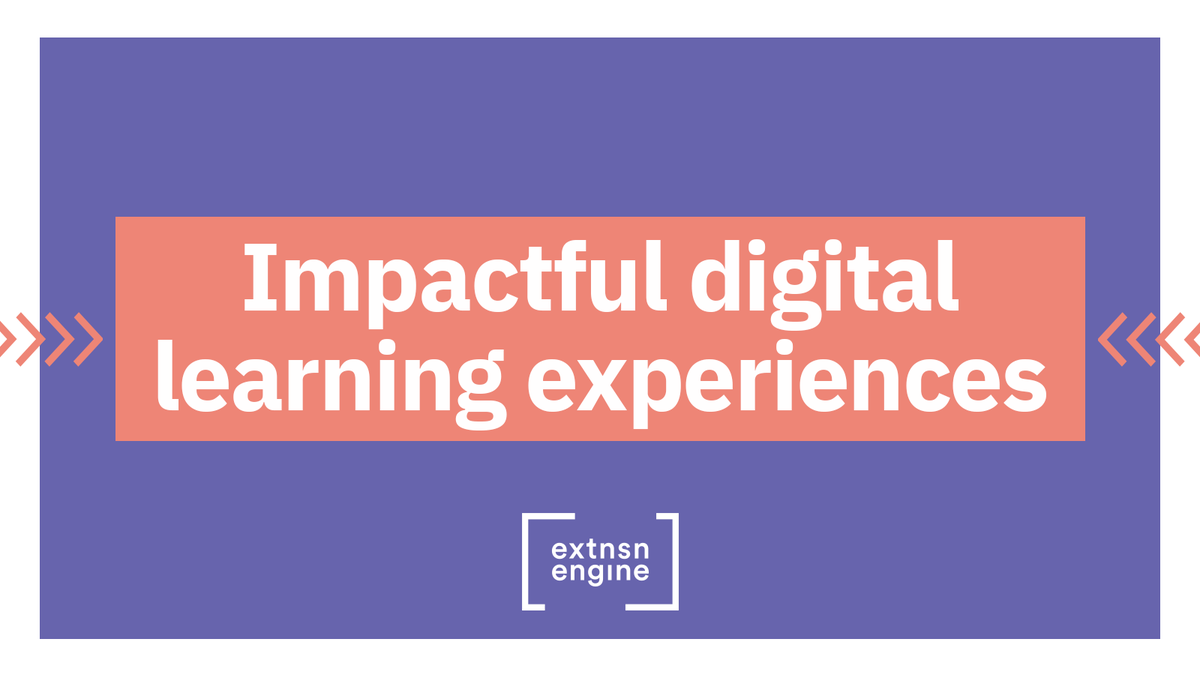 ExtensionEngine's tweet image. We focus on making #digitallearning experiences that are highly engaging and personalized in order to increase the effectiveness of learning and accelerate skill development.
#remotelearning #onlineculture