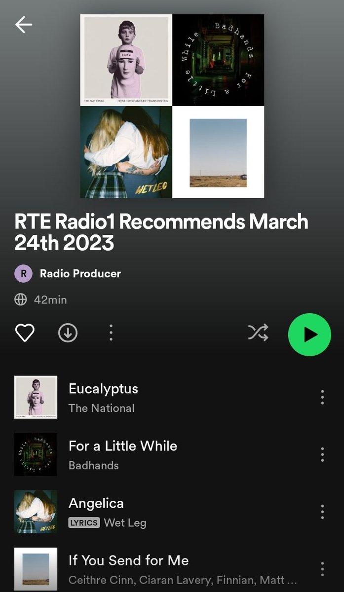wearebadhands's tweet photo. Big thanks to @RTERadio1 for including the new single on their recommends playlist. 

https://t.co/ihG2BUhOIT https://t.co/vAtxT6j13P