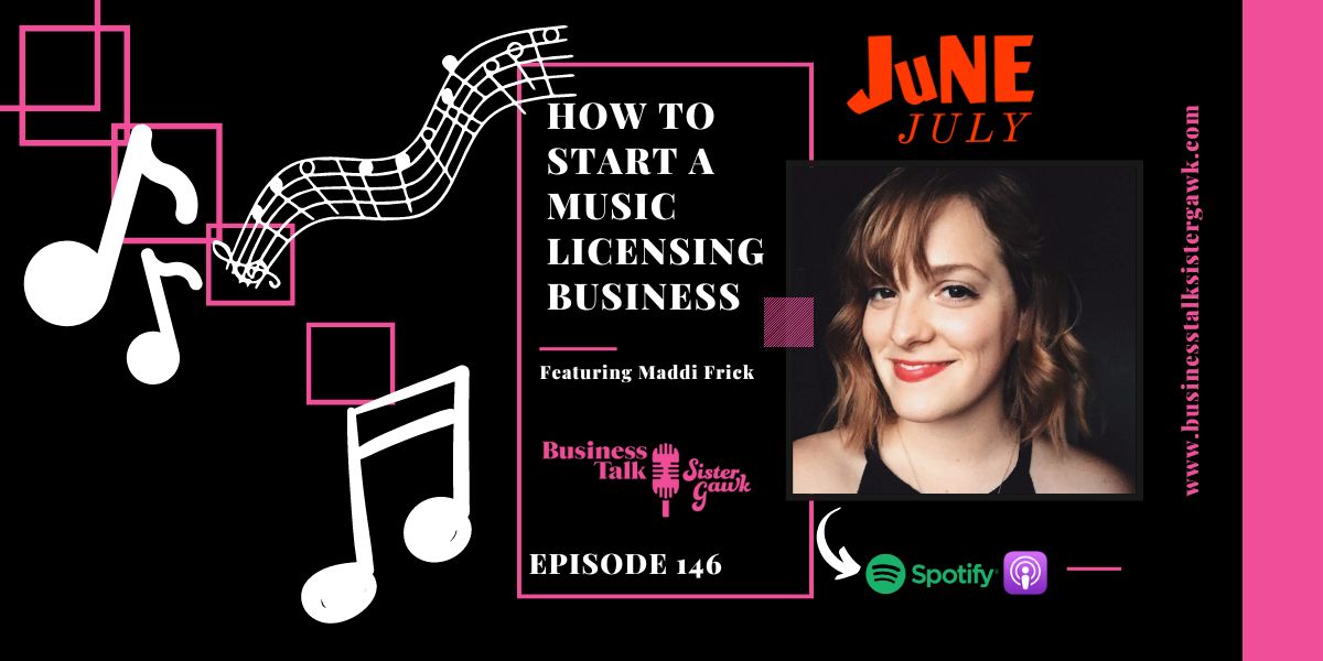 junejulymp3's tweet photo. Spoke with Bekkah of #BusinessTalkSisterGawk podcast about working in music licensing - episode is out now! https://t.co/0zh4h7aXhQ https://t.co/5tHCLyhytl