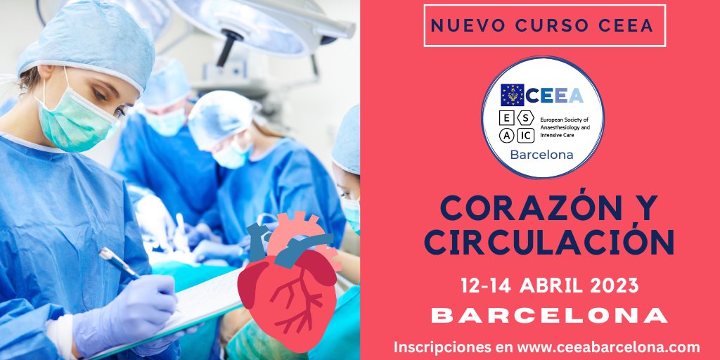 Nuevo Curso CEEA: Corazón y circulación
En Barcelona, 12-14 abril 2023
Inscríbete ya: ceeabarcelona.com/cursos/corazon…