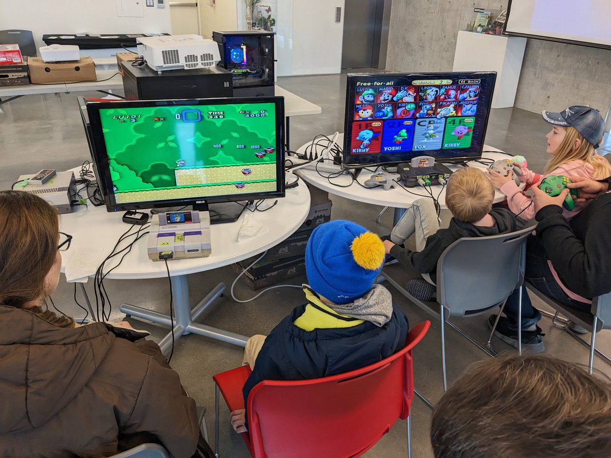 Thank you to everyone who made it out yesterday at the Idea Exchange - Old Post Office, see you at our next event! @IdeaXchng #retrogaming #retrovideogames #nes #snes #nintendo #sega #atari #cbridge #kwawesome #cbridgeon