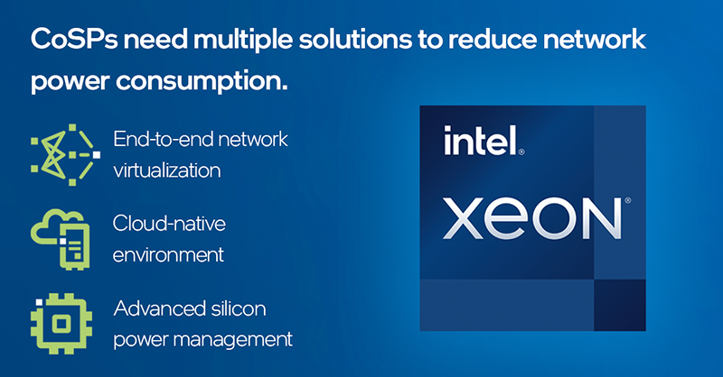 Intel5GNetworks's tweet photo. For operators to reduce #powerconsumption and #energycosts, they must pursue multiple methods across the entire #network.

Learn more about these methods, including a #cloudnative approach to #virtualizing the entire network all the way through #Layer1 in this infographic.