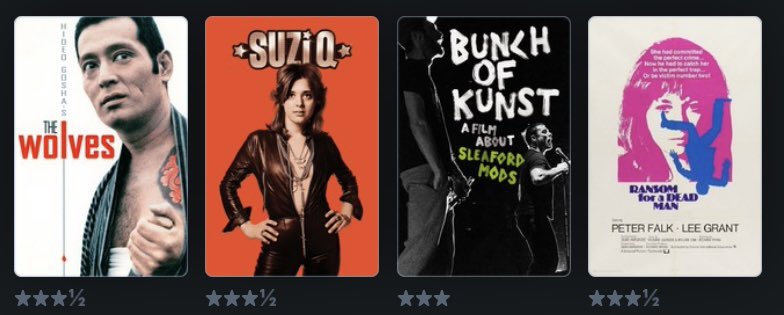 Yakuza, Suzi Q, Sleaford Mods, Columbo. #LastFourWatched