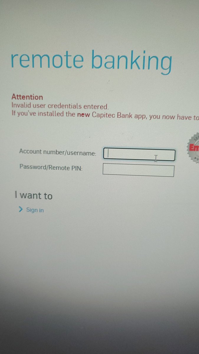 watucoin's tweet photo. @CapitecBankSA internet banking also broken https://t.co/OuNOU8kggq