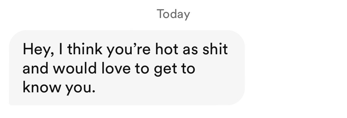 SamRoyal3's tweet photo. How all men should speak to me https://t.co/URKxMyqQKX
