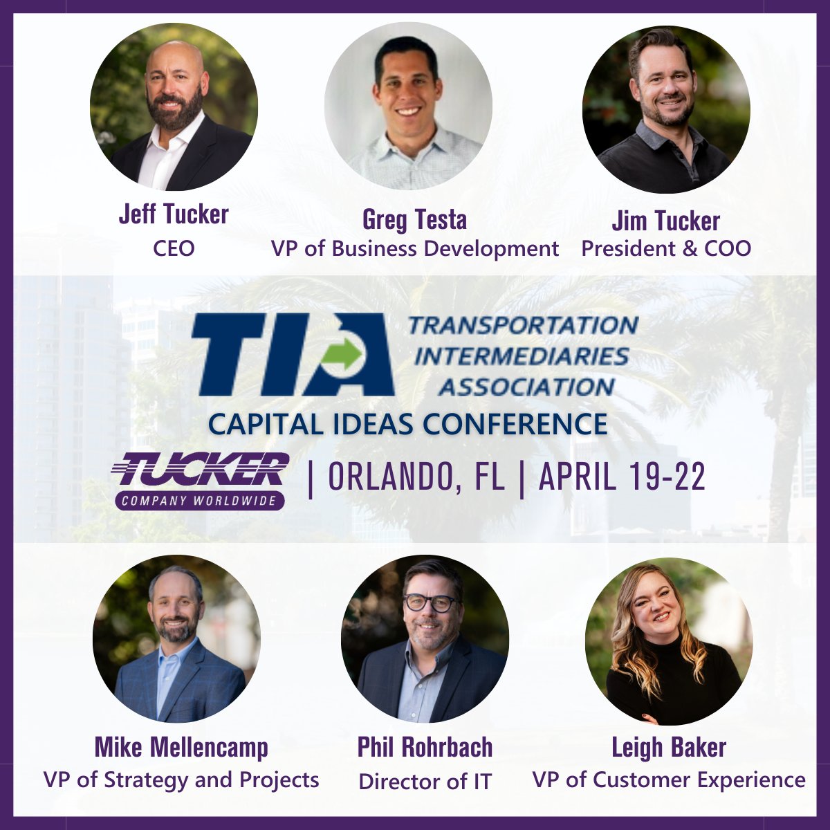 As North America's oldest privately-held #freightbroker, we are thrilled to be heading to Orlando next month for #TIA2023 🙌 

Learn about our history as a third generation, #familyowned company: bit.ly/3Z38KXw

<a href="/tianetdotorg/">TIA - Transportation Intermediaries Association</a> tia #freight #3pl